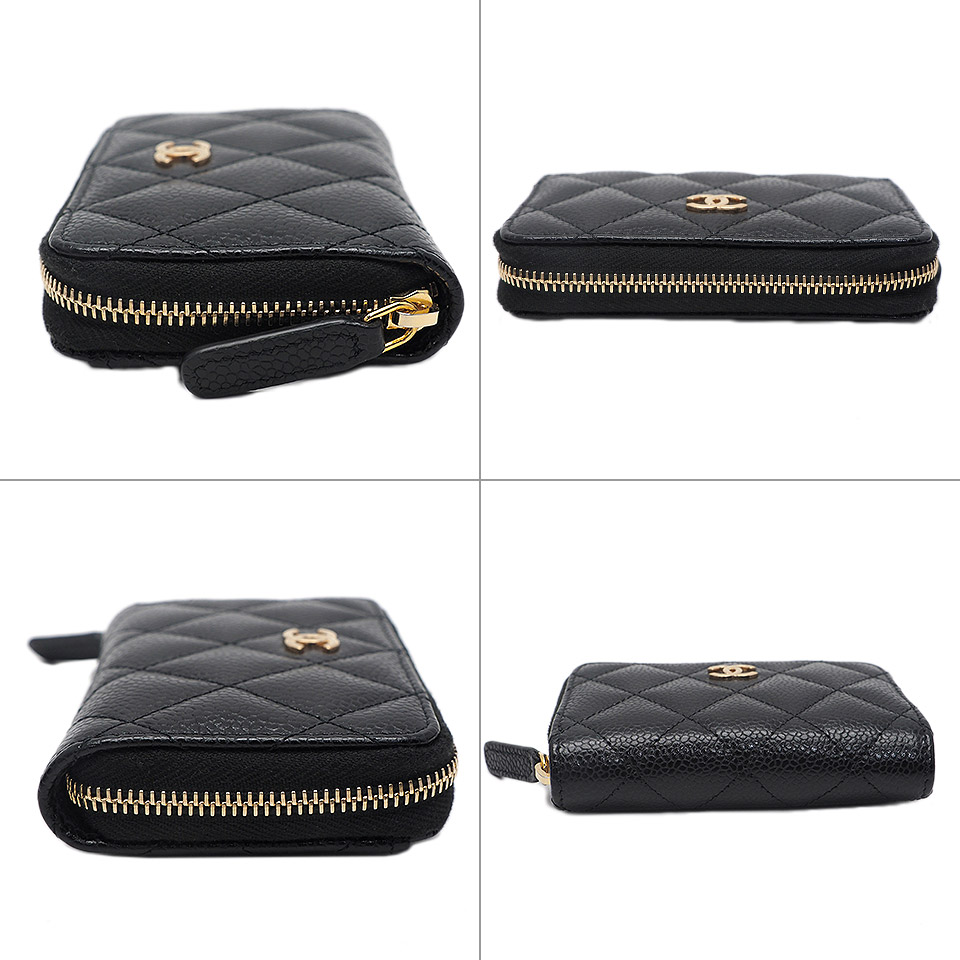 シャネル クラシック ジップ コインパース AP0216 キャビアスキン