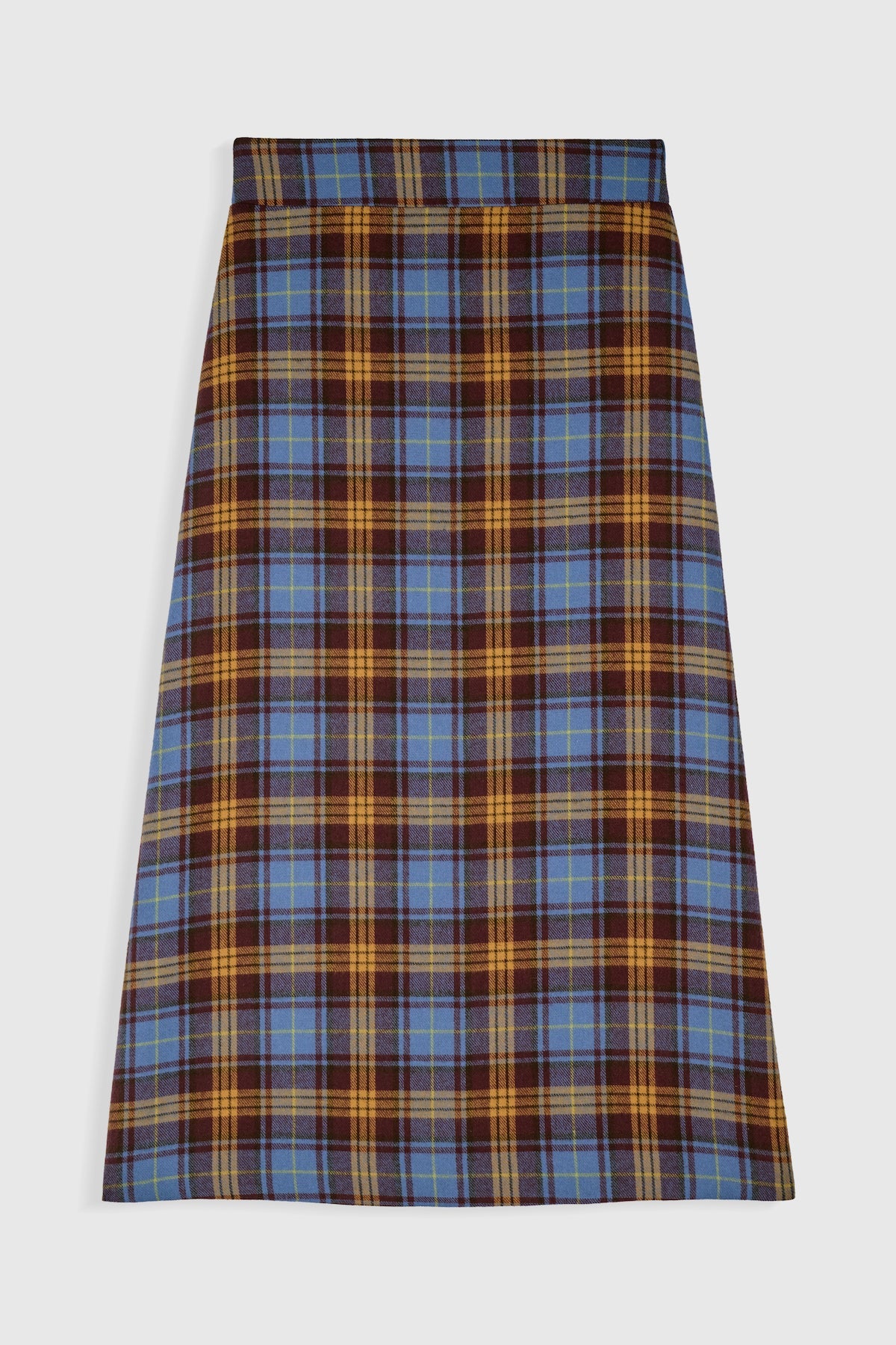 Maria de la Orden | Costa Skirt Blue Checks