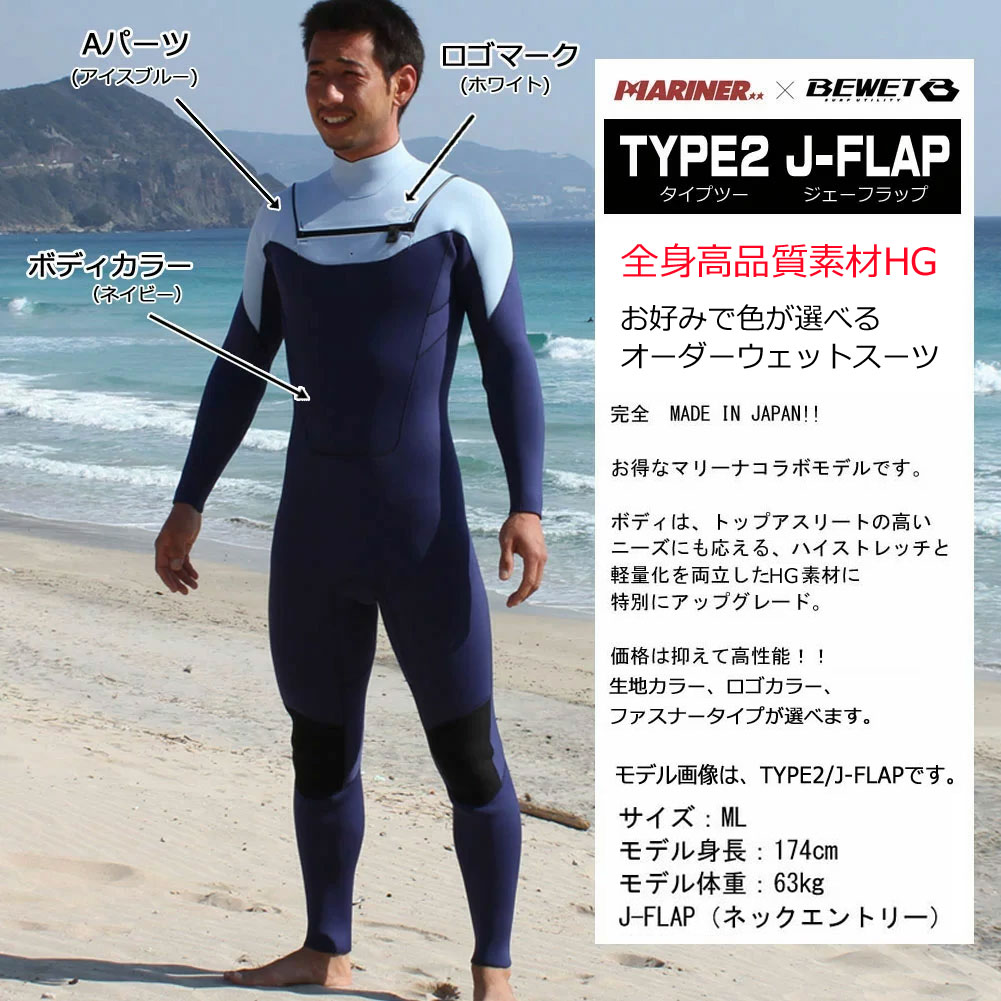 RUBBERMAN 3mm ウェットスーツ ブルー 青 RUBBERMAN 3mm ウェット