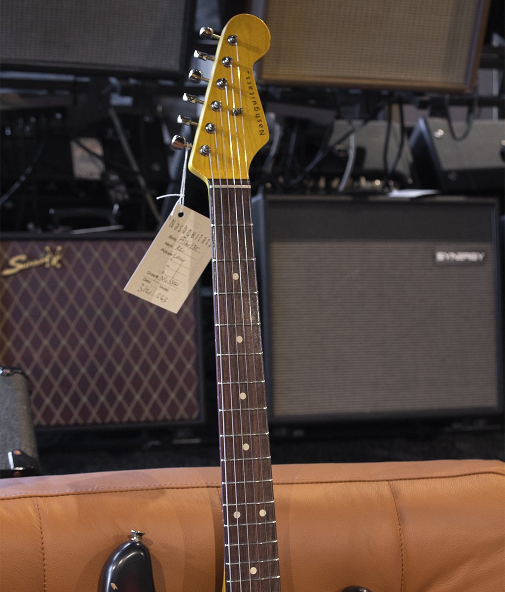 Nash S-63 3 Tone Burst Electric Guitar - Light Aging - Matt's