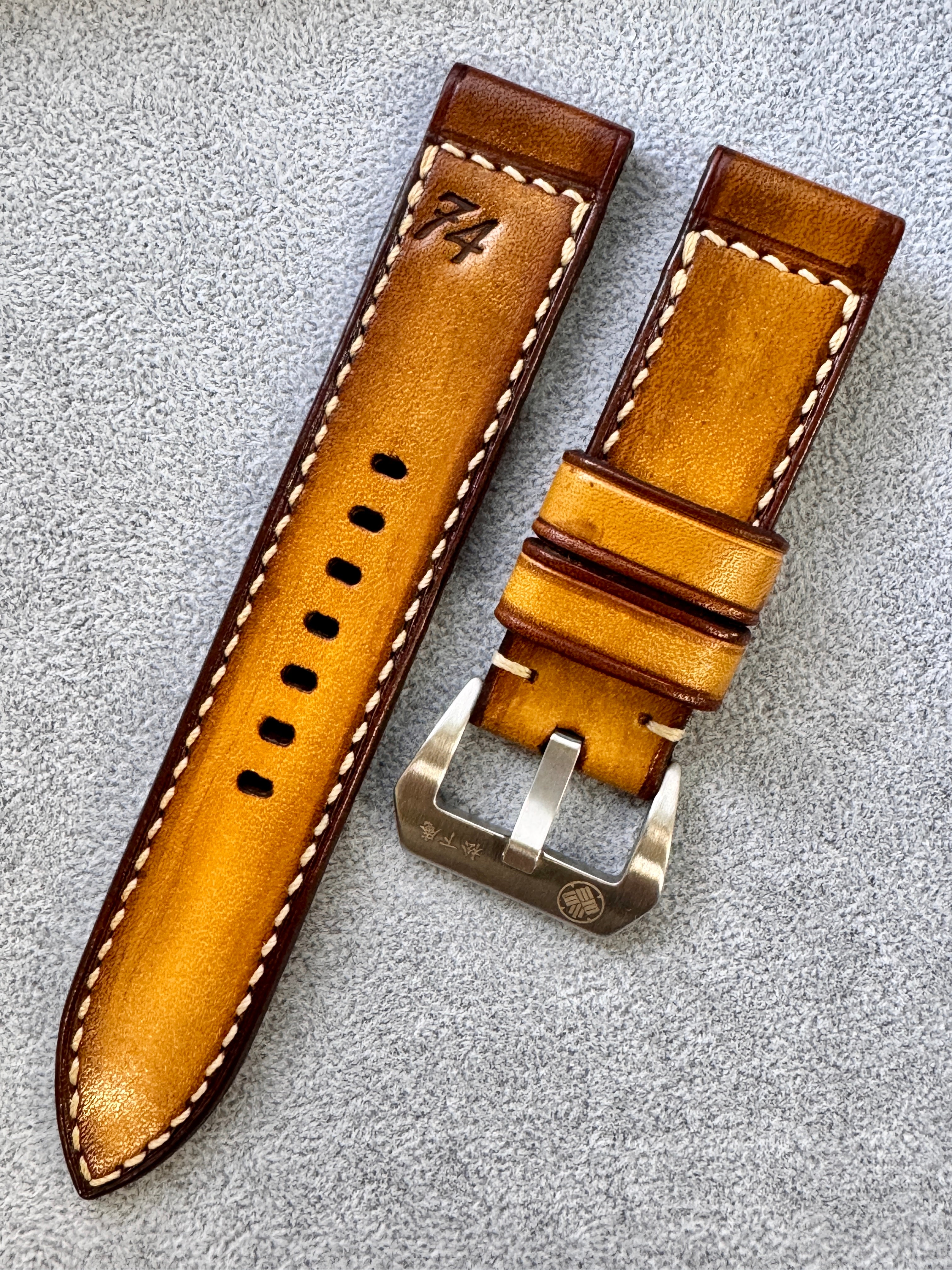 M74｜ビンテージブラウン｜24-24mm – 松下庵