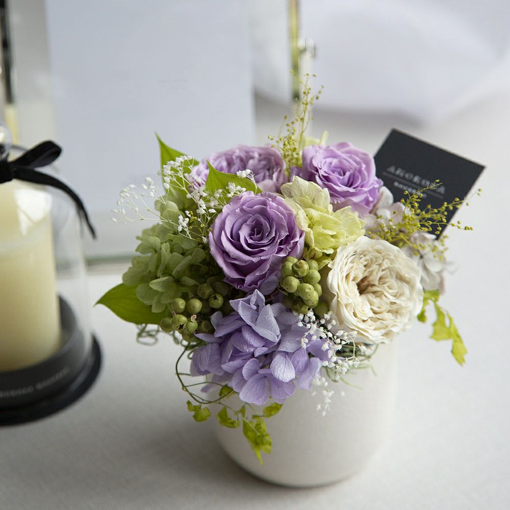 ディア(S)/パープル （プリザーブドフラワー） | 最高級プリザーブド