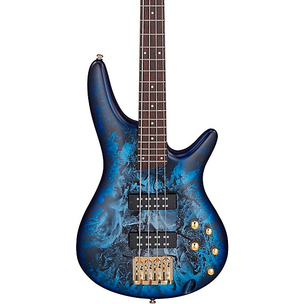 Ibanez SR300EDX Electric Bass Guitar - Cosmic Blue Frozen Matte