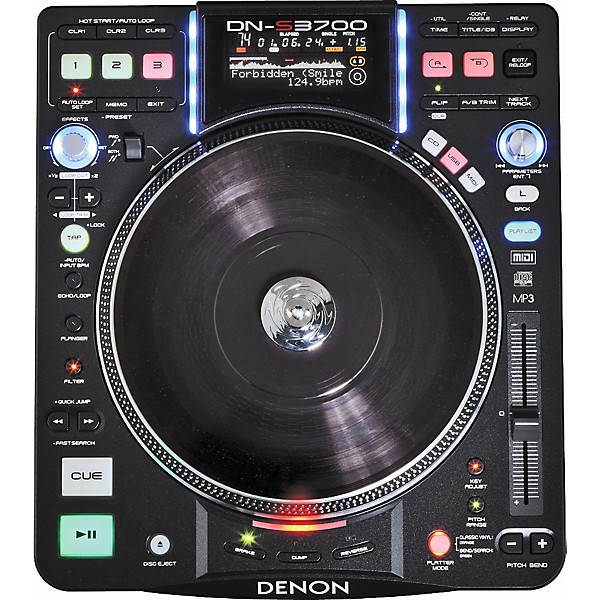 Denon DJ DN-S3700 Digital Turntable Media Player and Controller