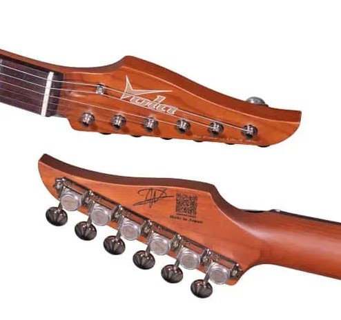 Vola Vasti RV PDM J2 Electric Guitar in Rose Gold Metallic Gloss