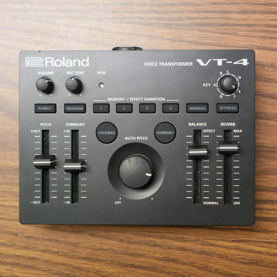 Roland VT-4 Voice Transformer Vocal Multi FX Pedal w/Cover - Used