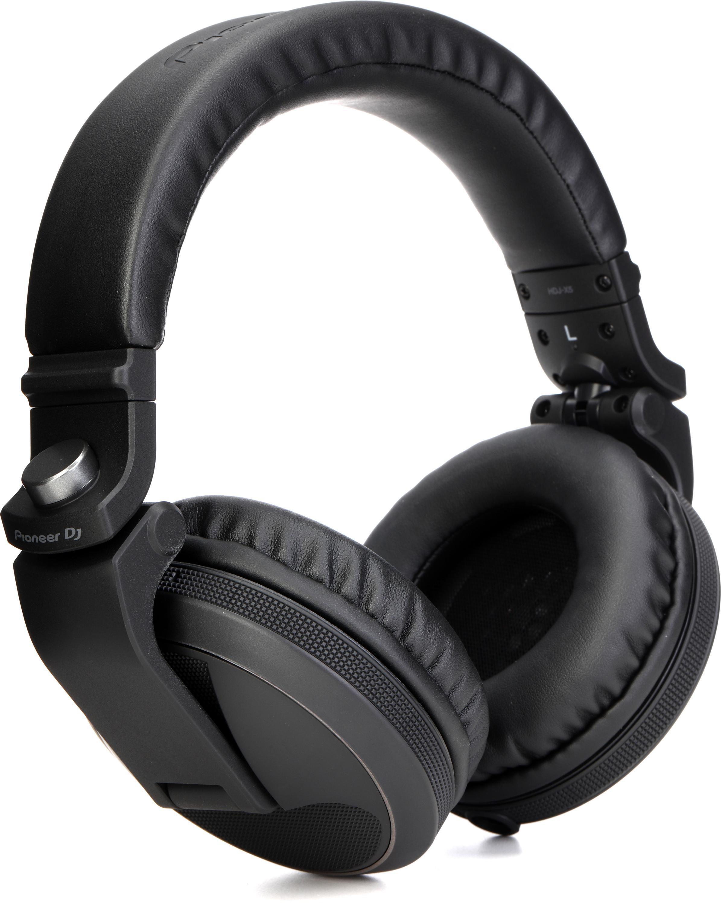 Pioneer DJ HDJ-X5 Professional DJ Headphones - Black | Sweetwater