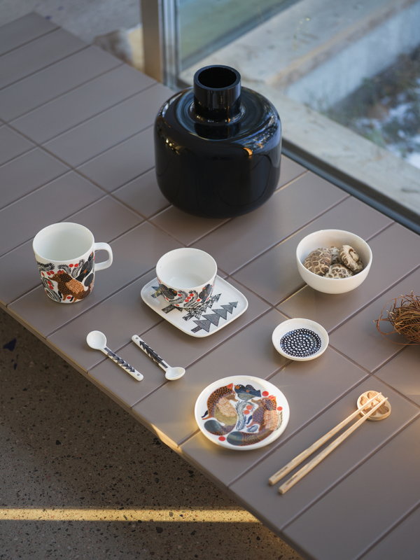 Marimekko Oiva - Siirtolapuutarha plate 8,5 cm | Finnish Design Shop