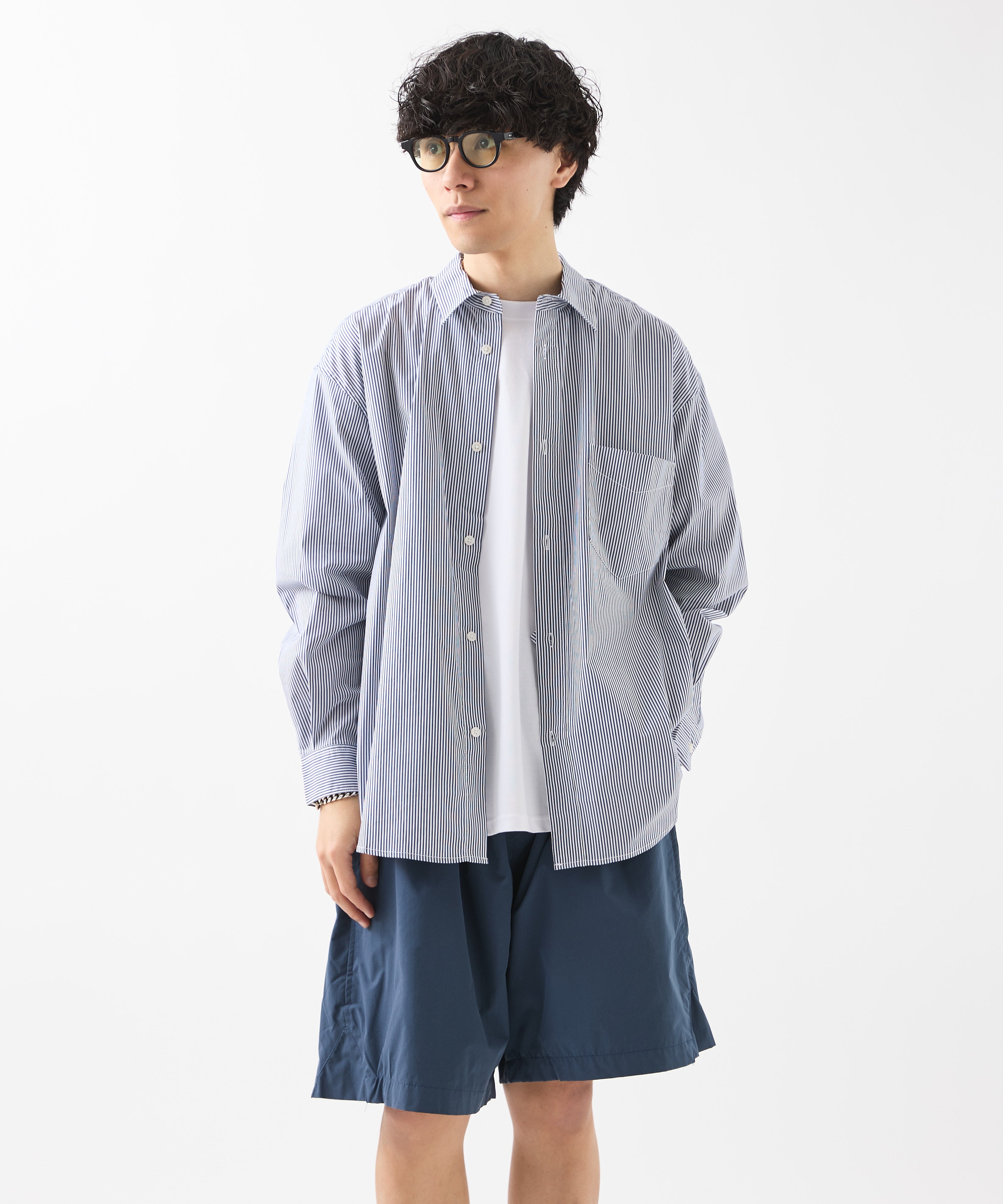LOOSE STRIPE SHIRT L/S