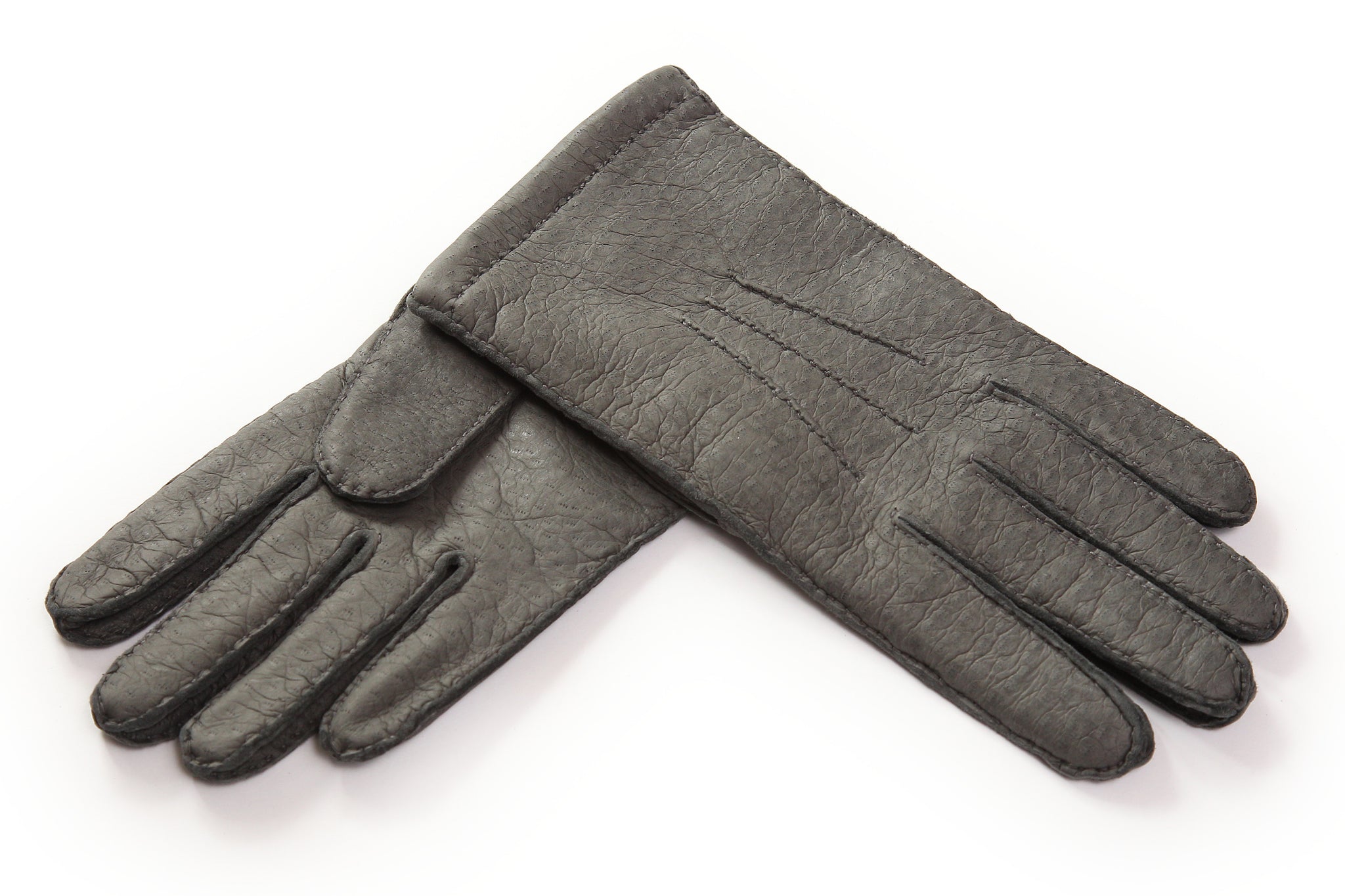 メンズ手袋◇ペッカリー◇ネイビー/BLUE《ノーライニング》 – Merola