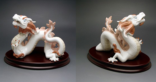 龍の置物いろいろ（アイリッシュドレスデン・リヤドロ・ギンザタナカ他