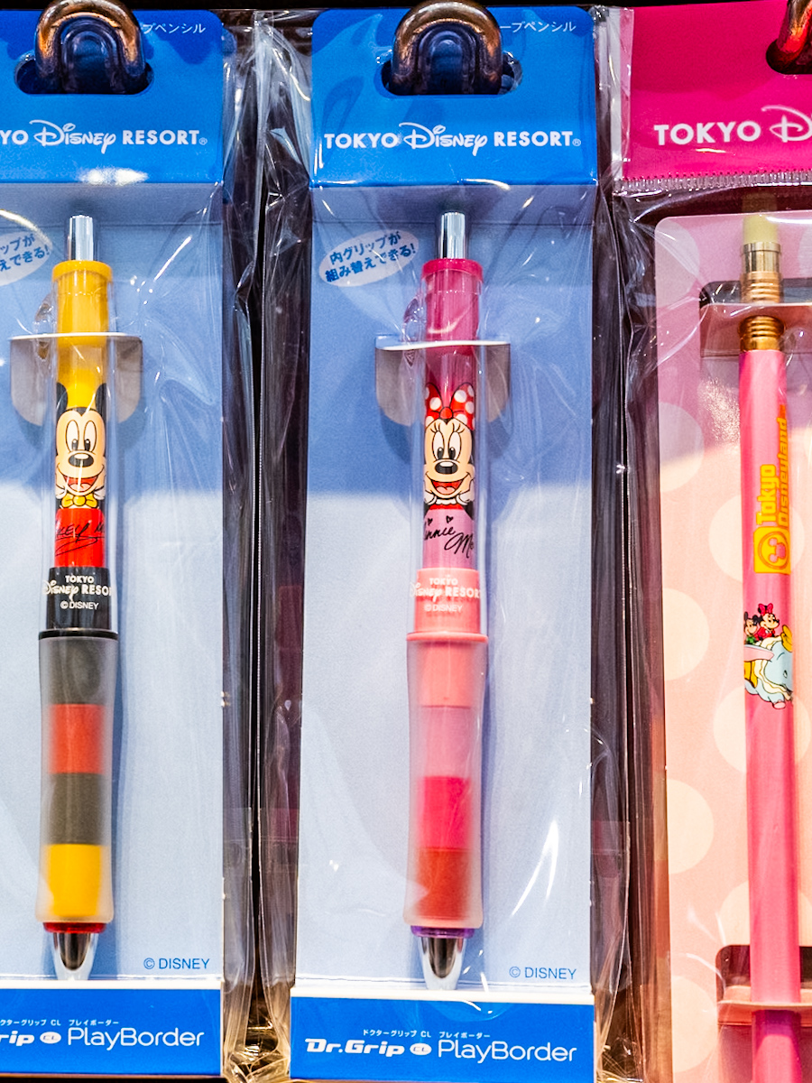 ミッキー、ミニーデザイン！東京ディズニーランド シャープペンシル