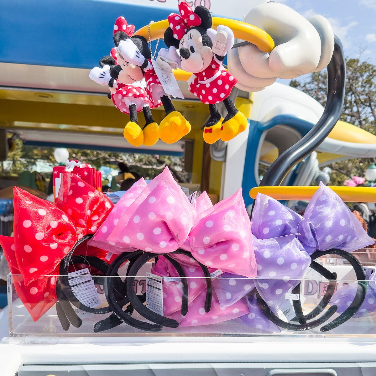 様々なリボンデザイン！東京ディズニーランド「ミニーマウス」グッズ -