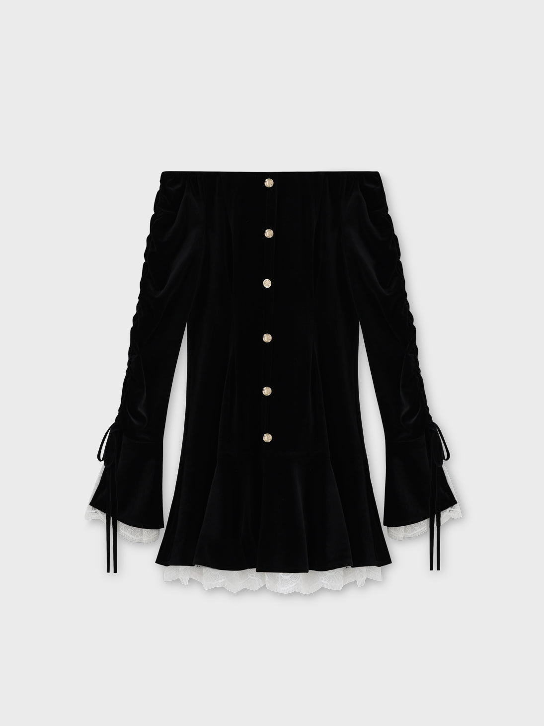 Classical velvet mini onepiece(eme10610) – M me eme