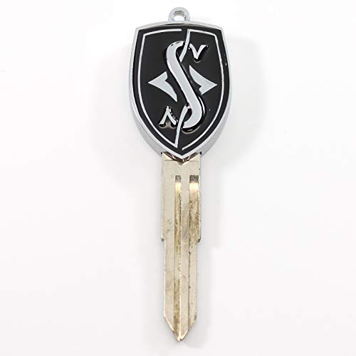 Amazon | 日産 シルビア/ 240sx ブランク・キー ブラック | キーケース