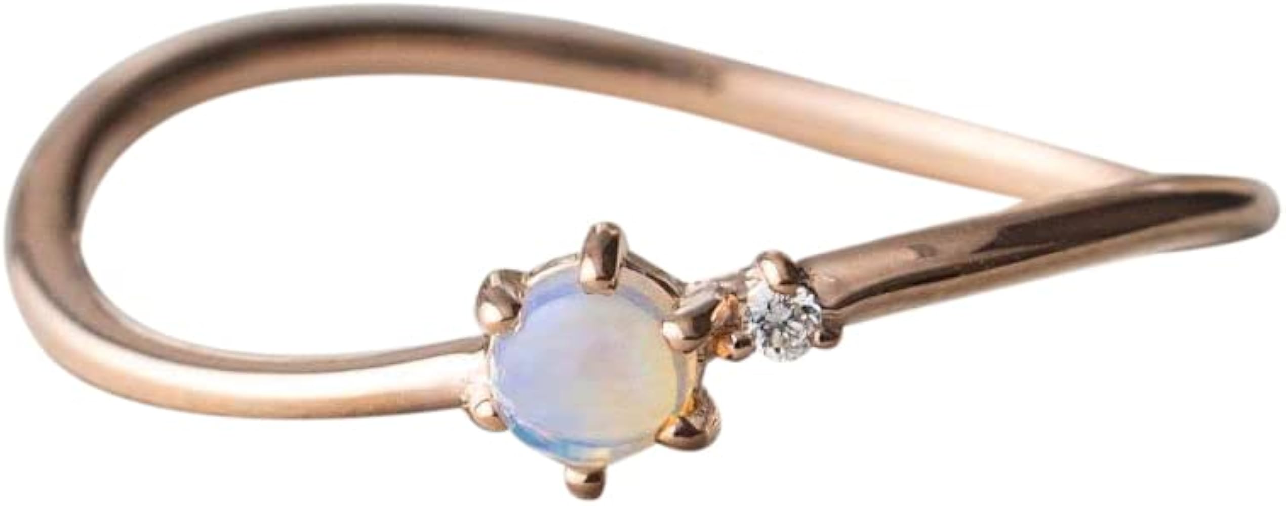 Amazon | (エテ) ete K10PG オパール ピンキーリング 720948 1号