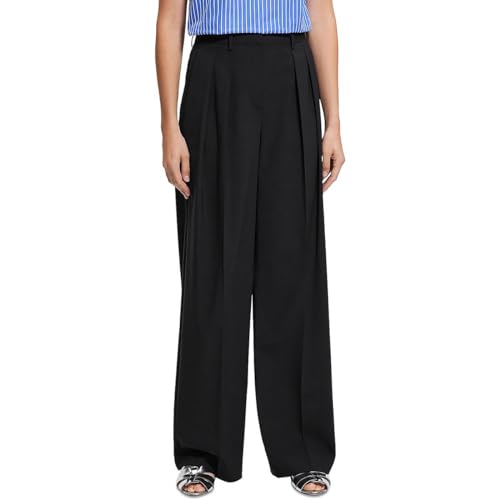 Amazon.com: Theory Women's Double Pleat Pant, Black, 0: Clothing