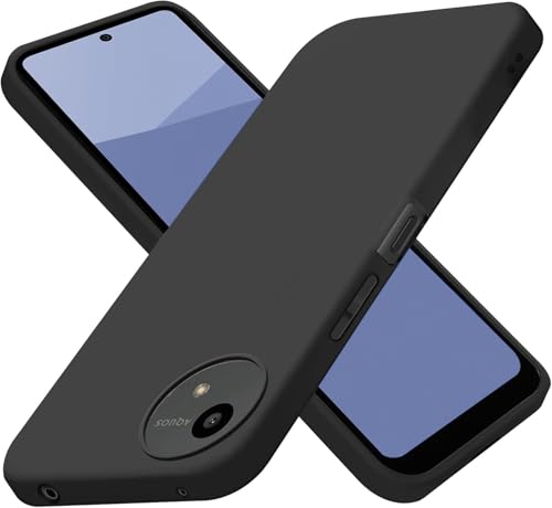 Amazon.co.jp: LAYJOY 対応 AQUOS wish 5 ケース ソフト シリコン 黒