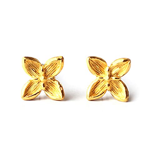 Amazon | PRIMAGOLD(プリマゴールド) 純金 レディース ピアス 小さな花