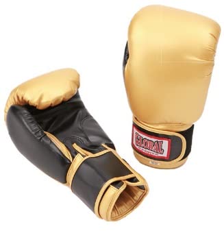 Amazon | ボクシンググローブ 058 (高級レザー) 金 ゴールド・黒 8