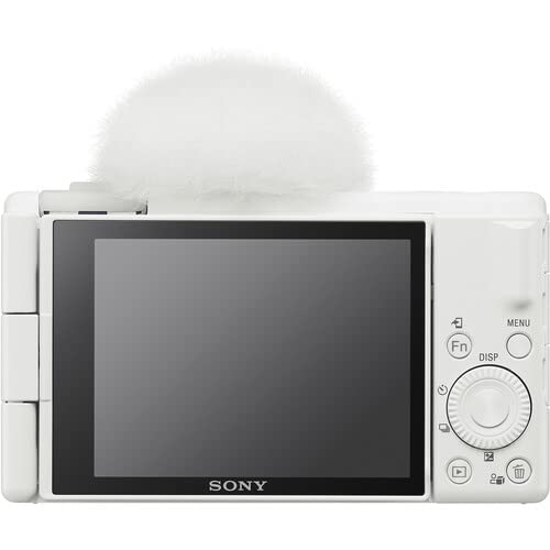 Amazon.com : Sony ZV-1F Vlogging Camera (White) with Advanced