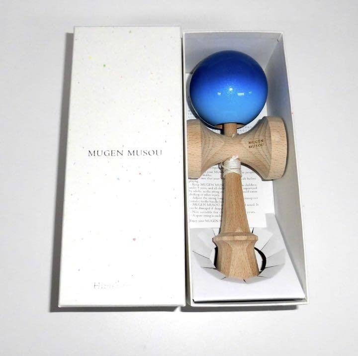 Amazon | MUGEN MUSOU 夢元無双 広島 イワタ木工 けん玉 瀬戸内ブルー