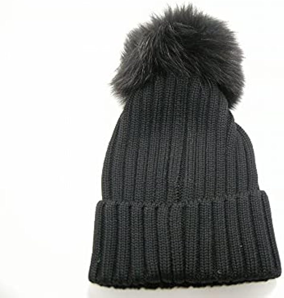 Amazon | [モンクレール] BERRETTO フォックスファーボンボン付き