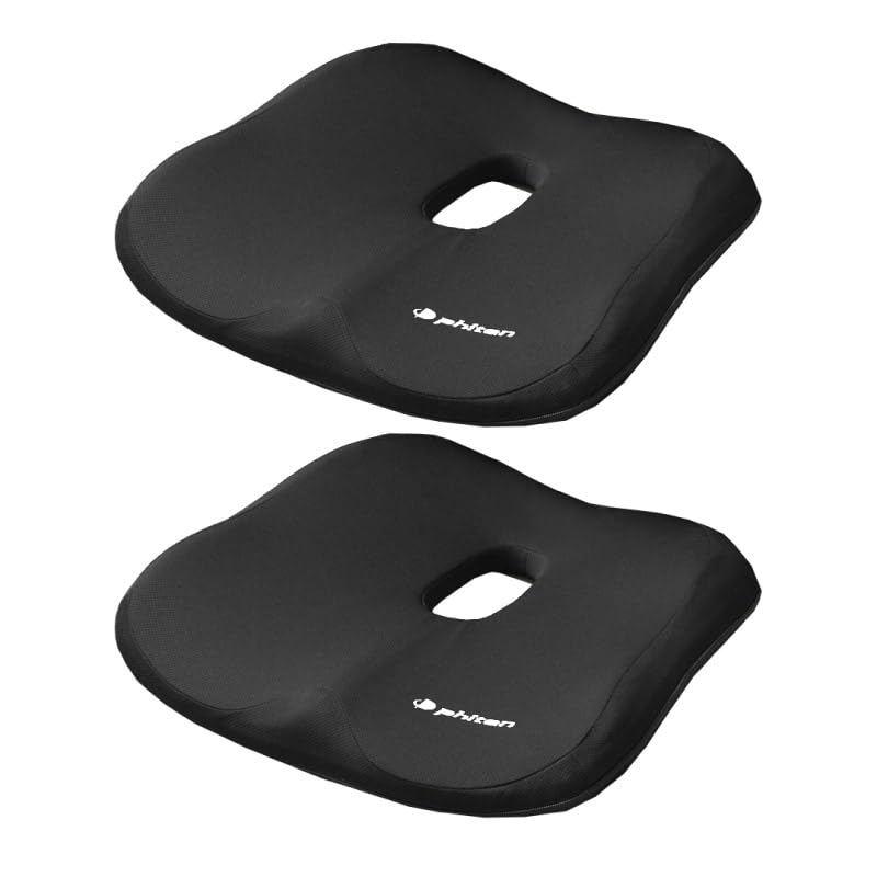 Amazon.co.jp: 穴あきクッション 2個セット ファイテン Phiten 低反発