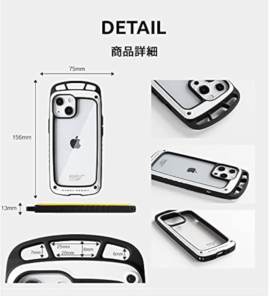 Amazon.co.jp: 【ROOT CO.】[iPhone13mini専用] GRAVITY Shock Resist