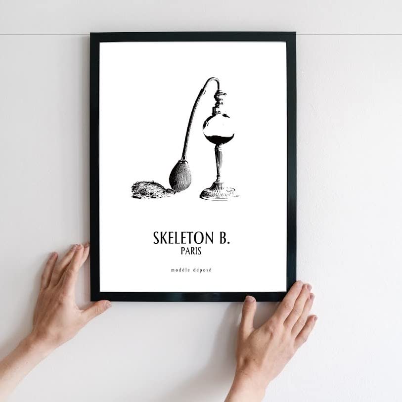 Amazon.co.jp: ポスター A4 アートポスター 香水 モノクロ モノトーン