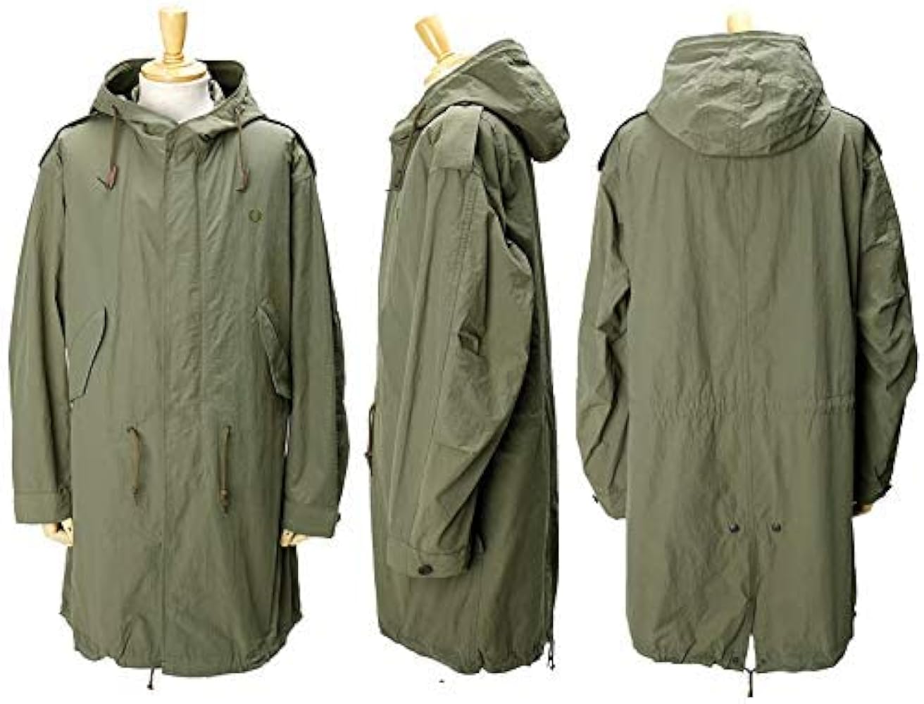 Amazon | [フレッドペリー] モッズコート LAUREL LEAF DYED FISHTAIL