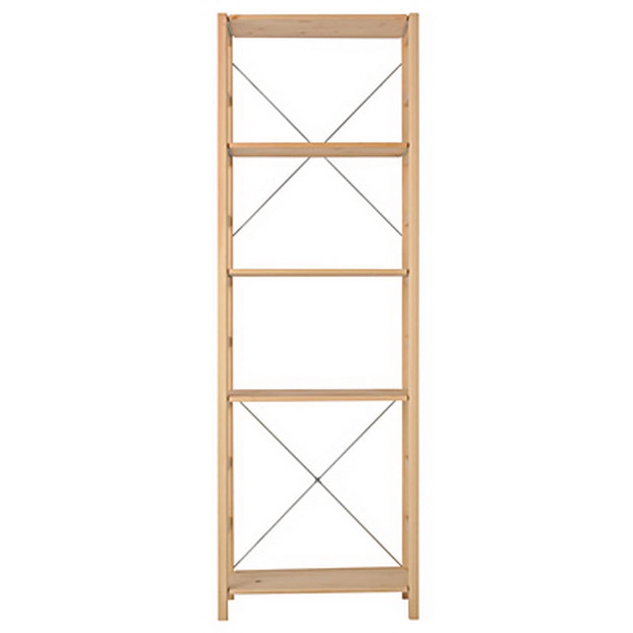 Amazon｜無印良品 パイン材ユニットシェルフ 大 幅58×奥行26×高さ175.5