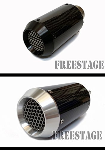 Amazon | バイク用汎用60.5mmカーボンマフラー/スリップオン