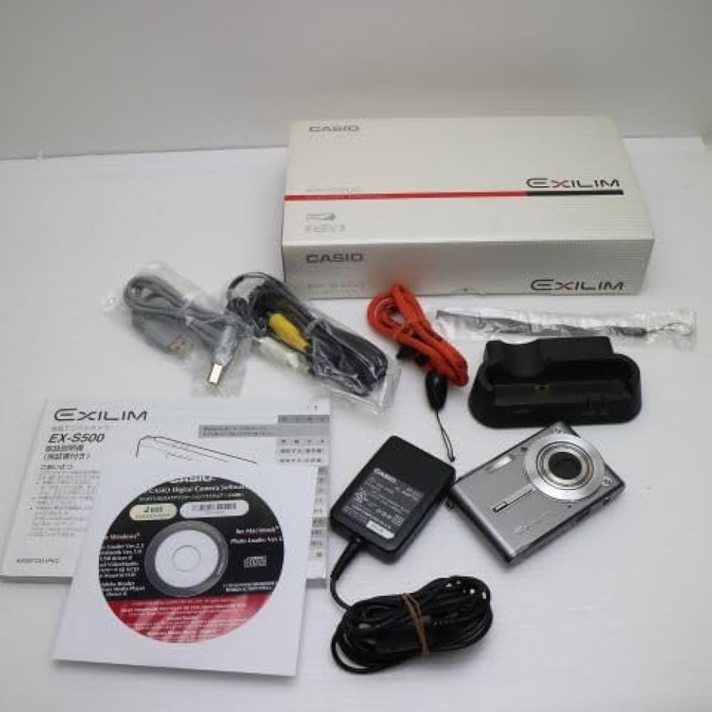 Amazon | CASIO EX-S500GY EXILIM CARD | コンパクト 通販