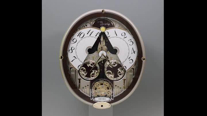 Amazon.co.jp: セイコー クロック 掛け時計 電波 アナログ からくり 6