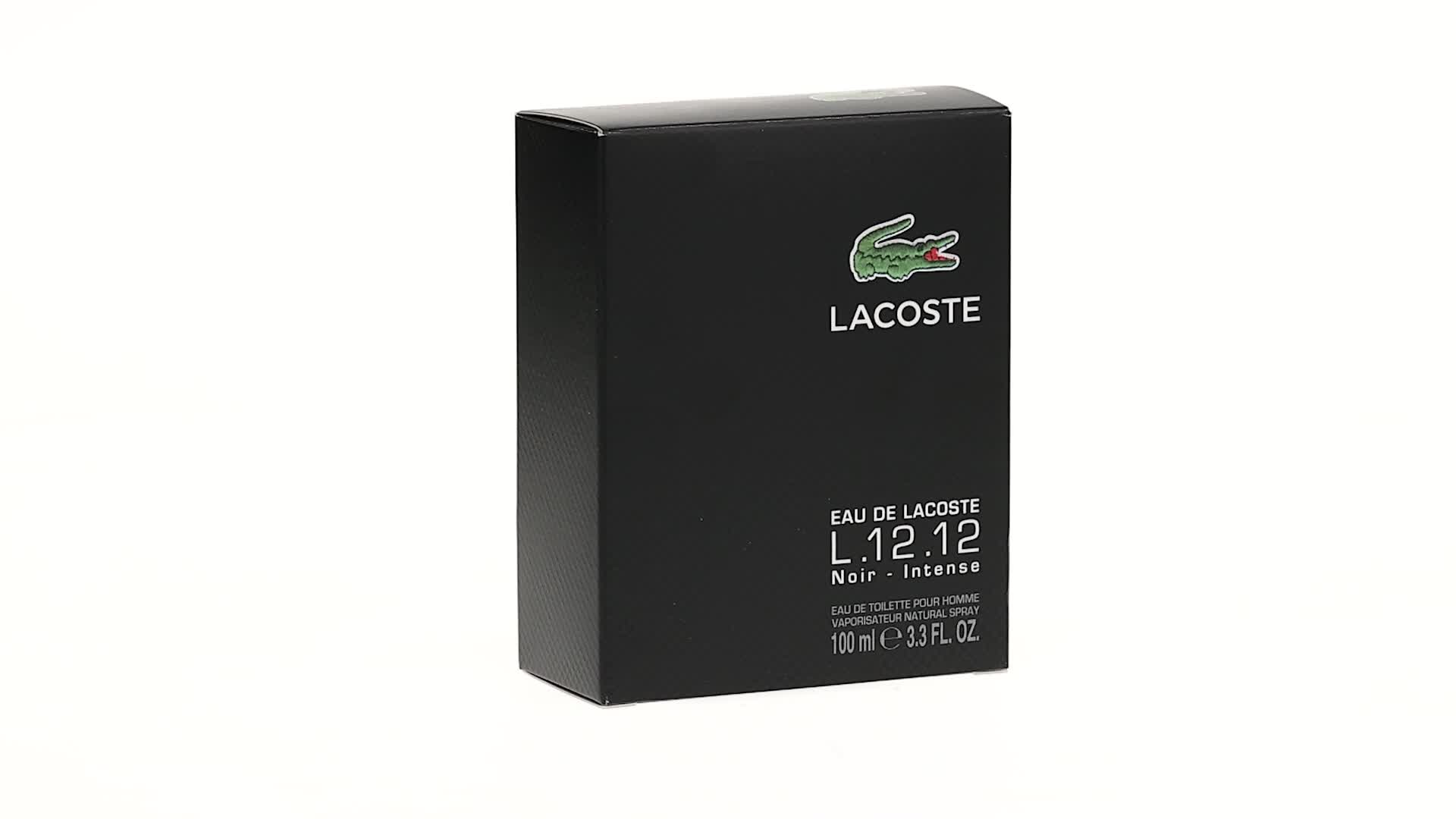 Lacoste L.12.12 Noir Intense Perfume for Men Eau De Toilette 100ML