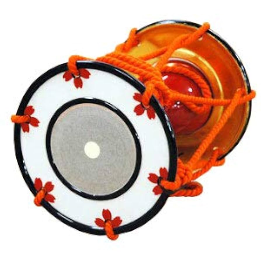 和楽器 鼓 黒と赤の装飾ジャンク品 和楽器 鼓 黒と赤の装飾ジャンク品