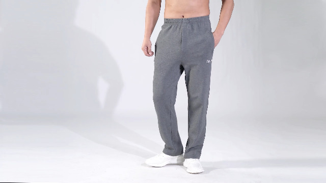 Amazon.com: Zoulee Men's Open-Bottom Cotton Track Pants Sweatpants