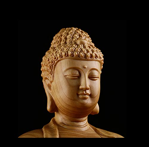 Amazon｜仏像 木彫り 置物 阿弥陀如来 立像【浄土宗・時宗】高級天然