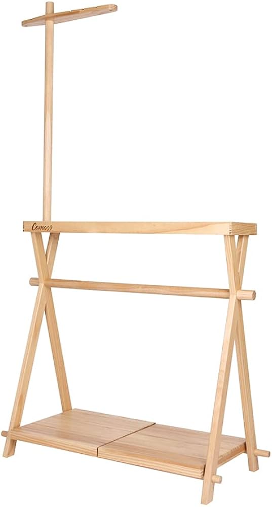 Amazon.co.jp: キャンプ インディアンハンガー ウッド ハンギング