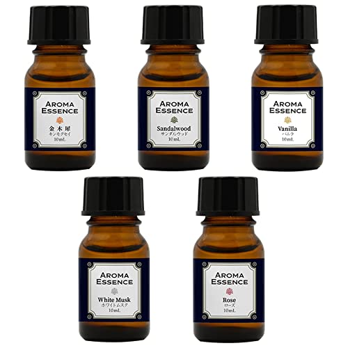 Amazon | 日本製 アロマエッセンス 5種セット 各10ml キンモクセイ