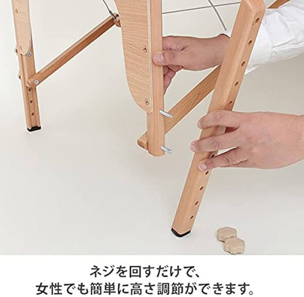 Amazon.co.jp: 折りたたみ マッサージベッド V-004 木製 有孔 グレー