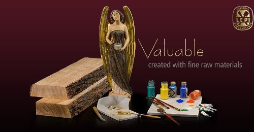 Amazon.co.jp: 創業100年木彫りブランド クリスマス人形 キリスト降誕