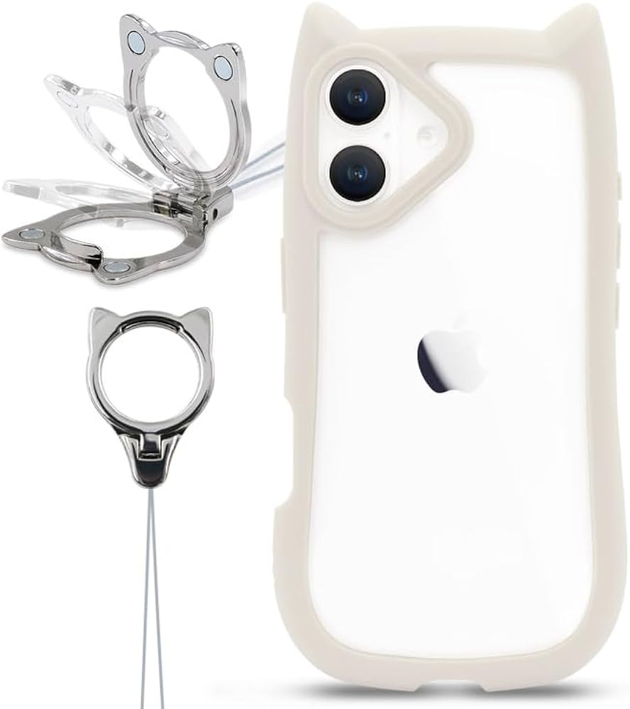 Amazon.co.jp: ZENIX DESIGN TECH iPhone16 用 ケース リング