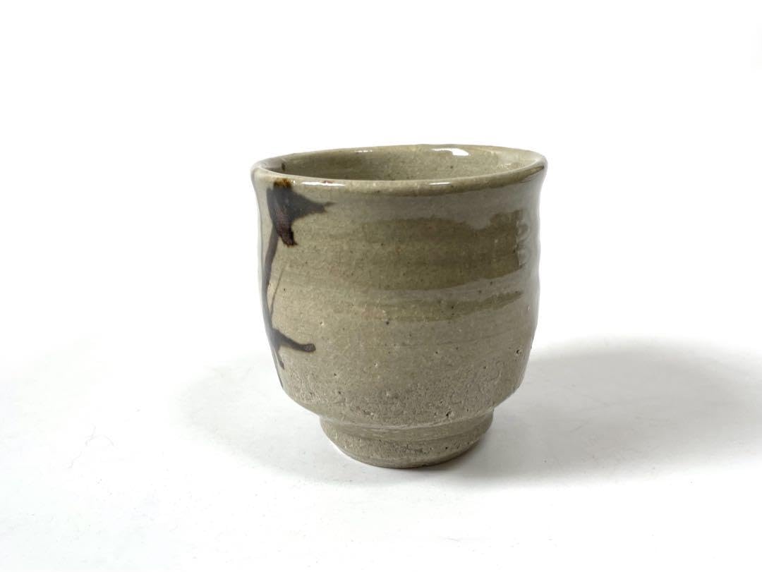 陶芸家 人間国宝 濱田庄司 浜田庄司 ？ 唐黍文 鉄絵 皿 民藝 民芸