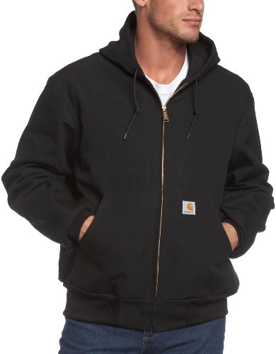 Amazon.com: Carhartt Jackets Hooded Lined Jacket J131BLK - Black