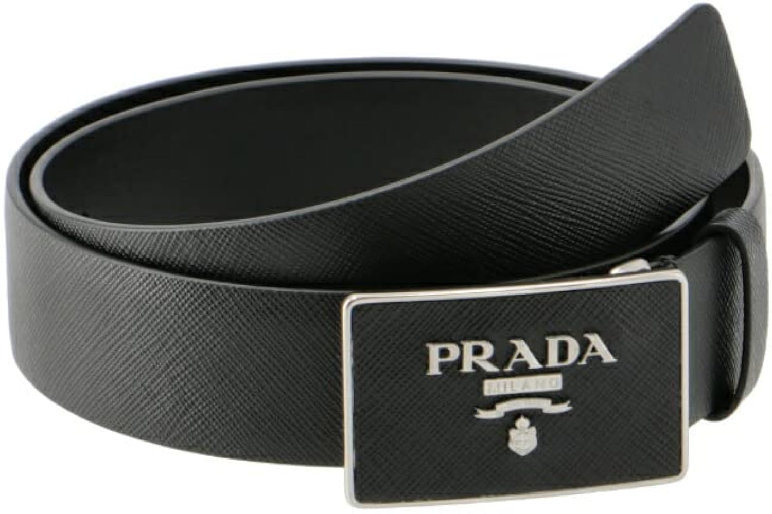 Amazon | [Prada] [プラダ] ベルト メンズ SAF. レザーベルト NERO