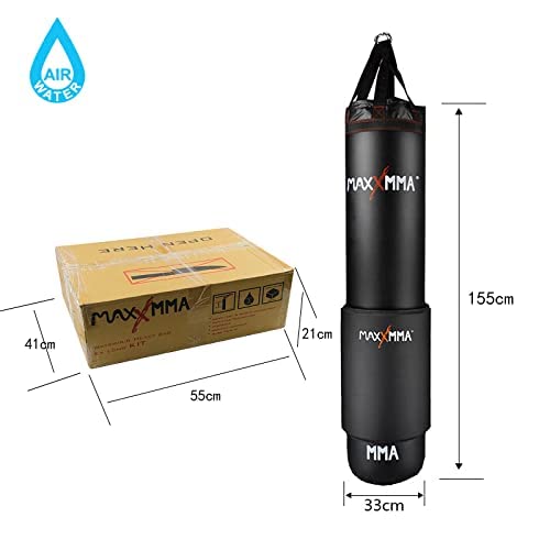 Amazon | MaxxMMA サンドバッグ ウォーター＆エアーヘビーバッグ 重量
