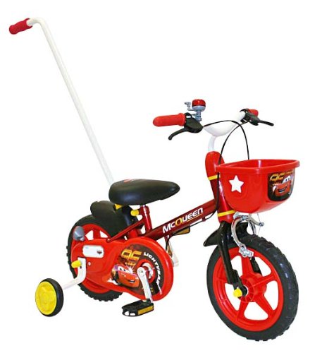 Amazon | Disney(ディズニー) カーズ 幼児車 ブラック/レッド 12インチ