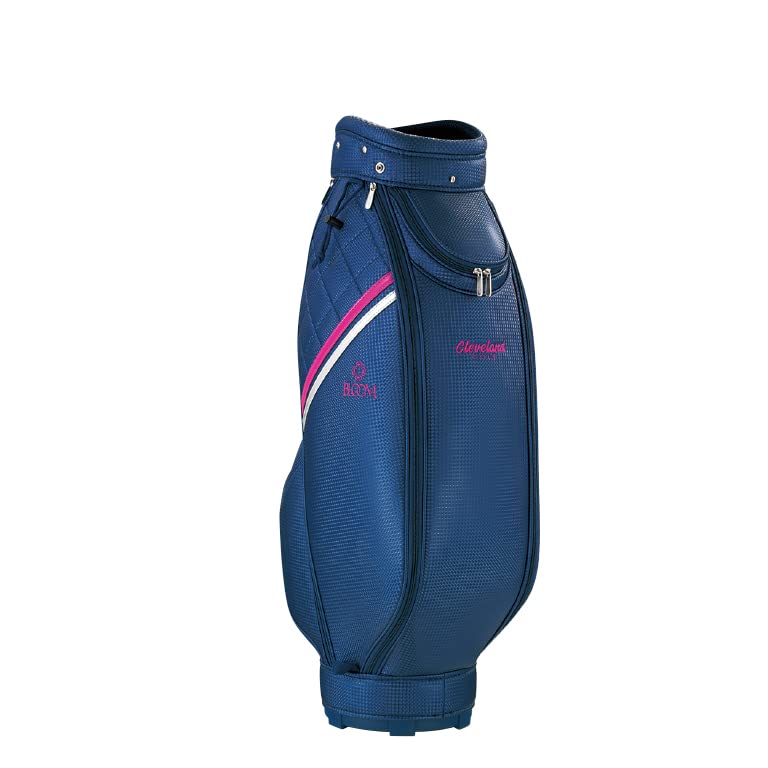 美品/Cleveland BLOOMキャディバッグ レディース ネイビー Cleveland